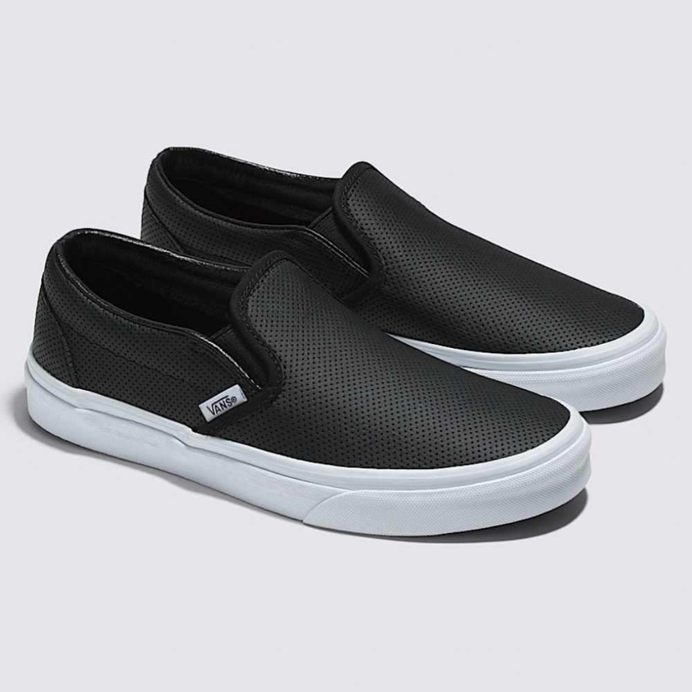 Vans- Classic Slip-On Perforated Leather Shoe